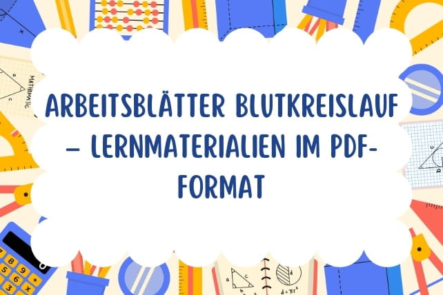 arbeitsblätter blutkreislauf-titelbild