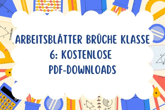 Kostenlose Mathe Arbeitsblätter 4. Klasse im PDF-Format