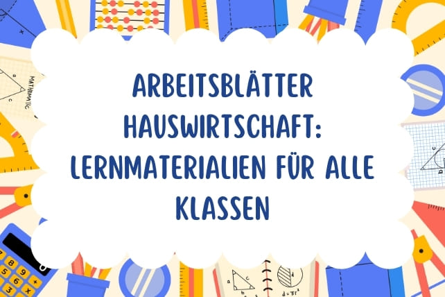 arbeitsblätter hauswirtschaft-titelbild