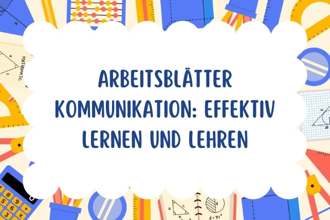 arbeitsblätter kommunikation-titelbild