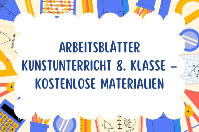 arbeitsblätter kunstunterricht 8 klasse-titelbild