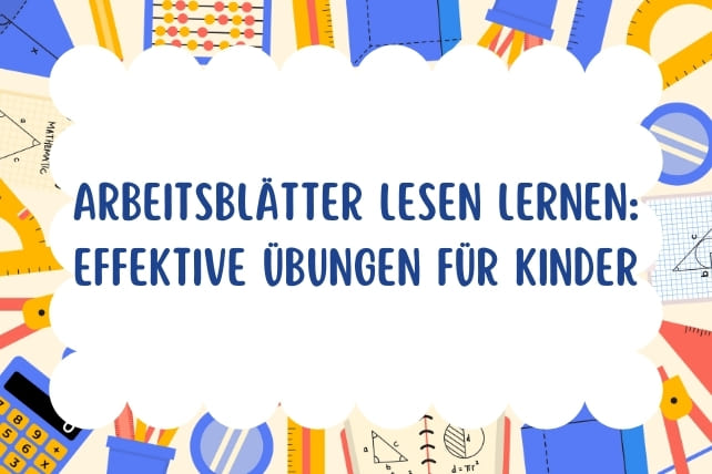 arbeitsblätter lesen lernen-titelbild