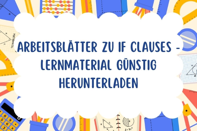 arbeitsblätter if clauses-titelbild