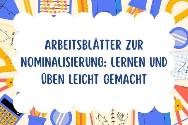arbeitsblätter nominalisierung-titelbild