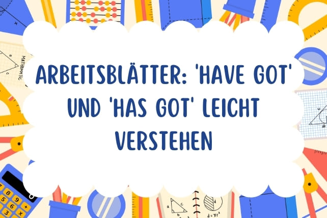 arbeitsblätter have got has got-titelbild