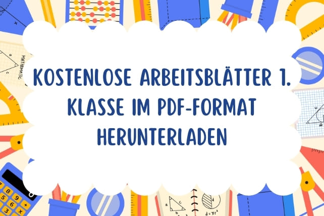 arbeitsblätter 1 klasse-titelbild