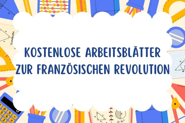arbeitsblätter französische revolution-titelbild